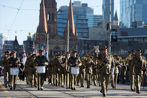 Article image for Victorian Veterans Minister ‘very hopeful’ CBD Anzac Day march will go ahead