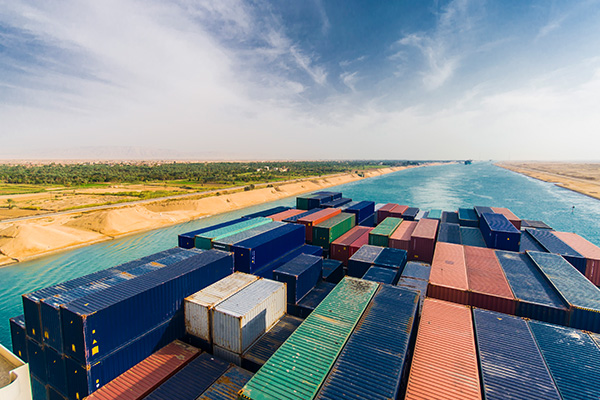 Article image for How a giant containership blocking the Suez Canal could impact global trade