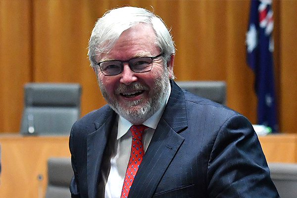 Article image for How Kevin Rudd became an impromptu ride-share driver
