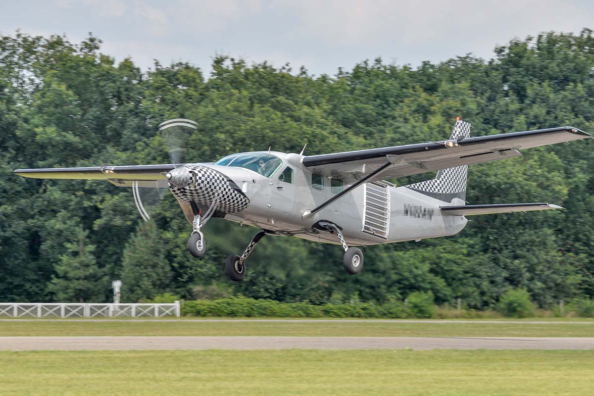 A Cessna 108B similar to the aircraft the pilot was flying