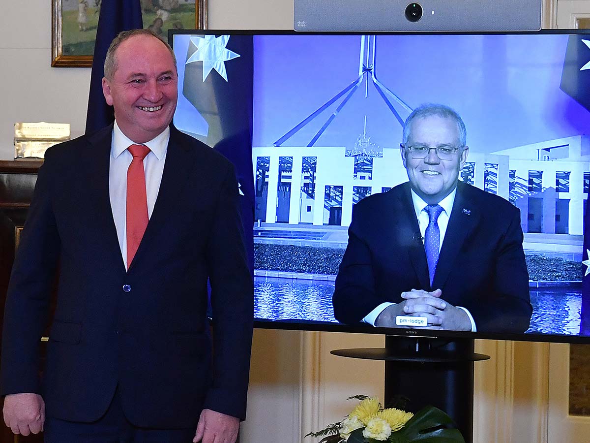 Article image for Why Barnaby Joyce’s triumph poses a ‘problem’ for Scott Morrison