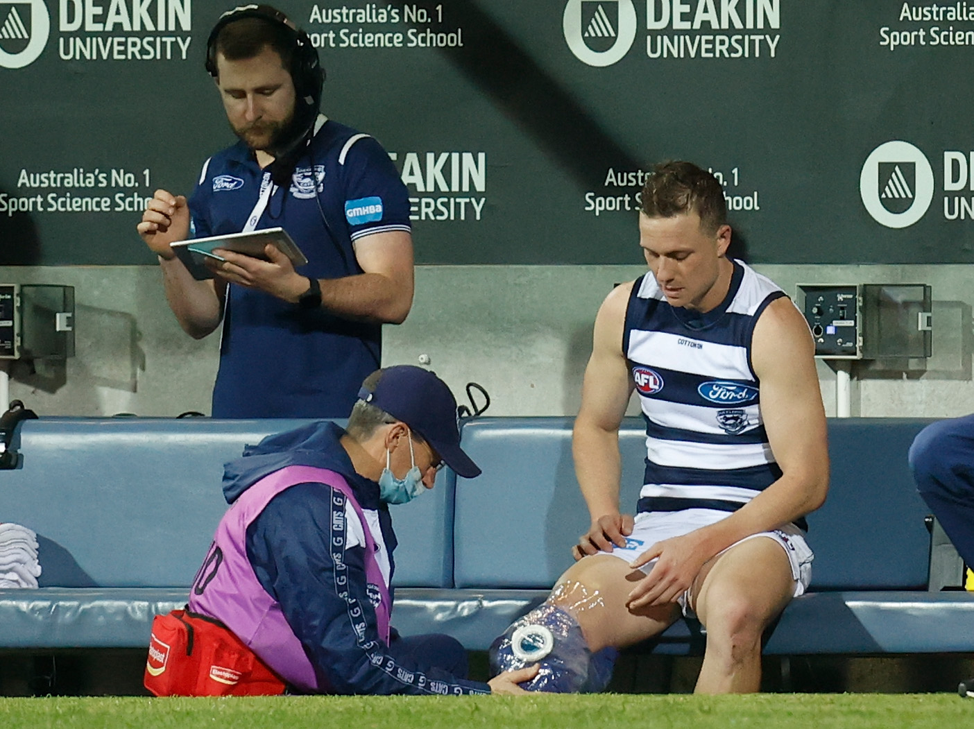 Article image for Injured Cats star reveals he will ‘push himself’ to be back for finals
