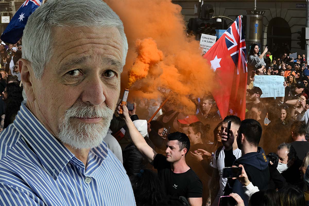 Article image for How Neil Mitchell thinks ‘frustrated’ anti-lockdown protesters should be dealt with