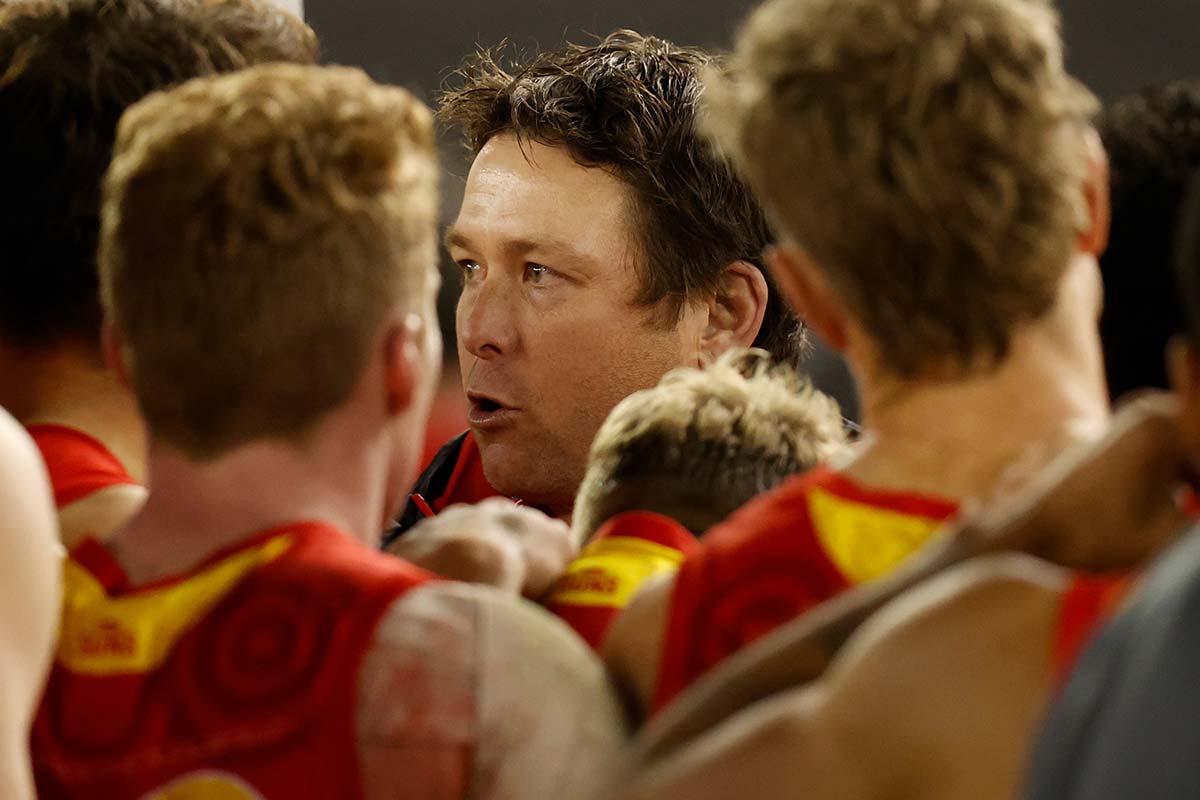 Article image for Gold Coast coach responds to report alleging ‘culture concerns and boozy warning signs’