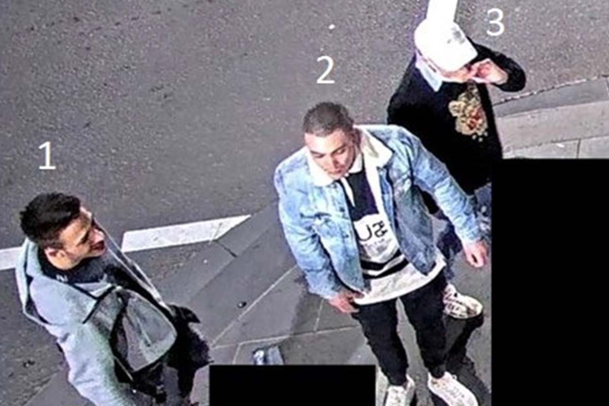 Image of people police want to speak to in relation to CBD glassing