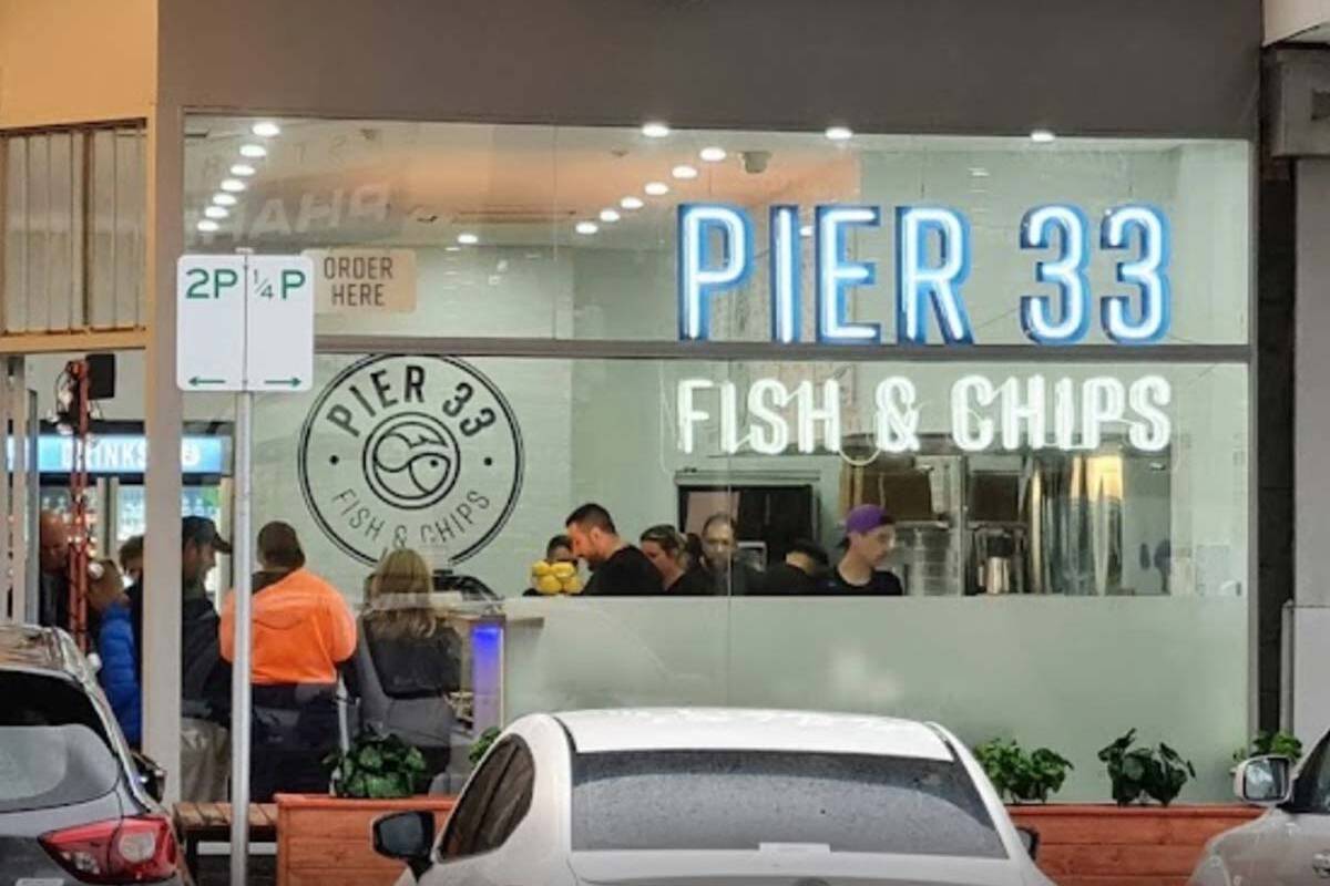 Pier 33 fish and chip shop in Brighton East