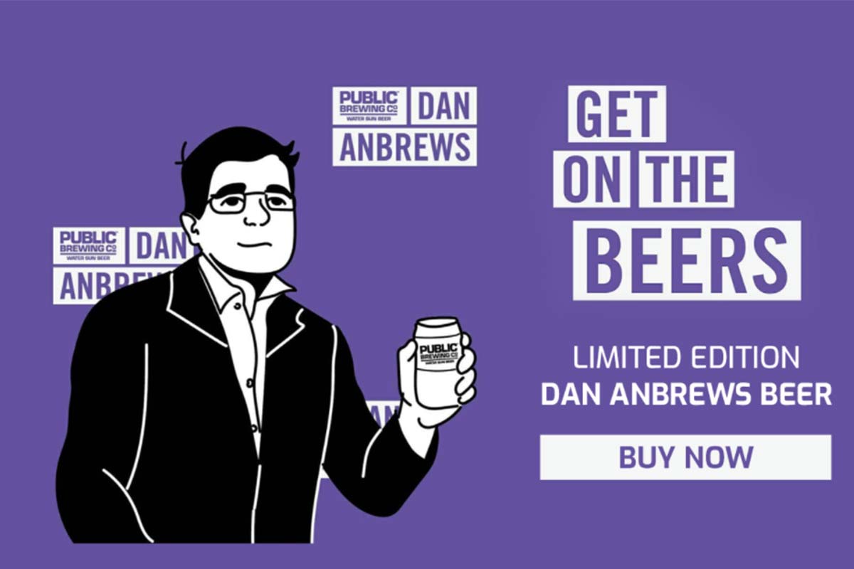 Article image for Dan Anbrews: A Melbourne brewery has released a beer named after the Premier