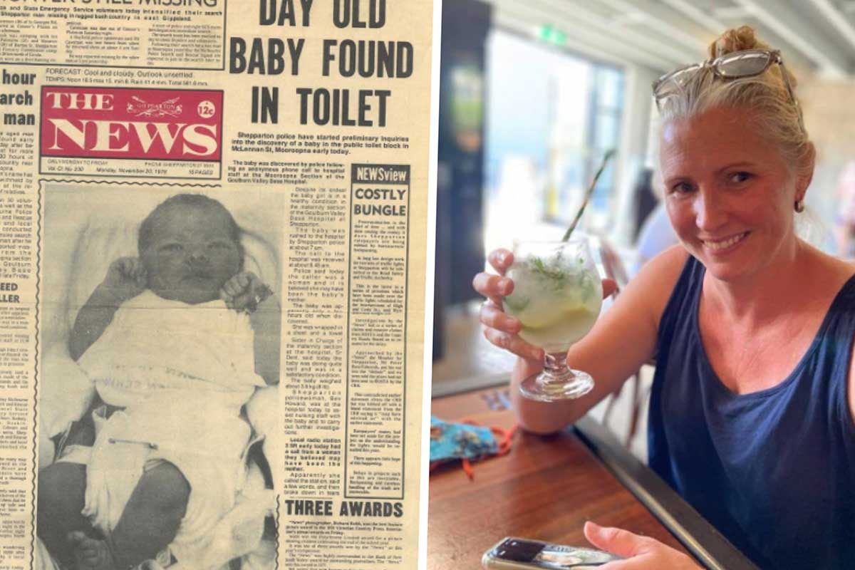 Article image for Woman searches for mother 42 years after being abandoned in a public toilet