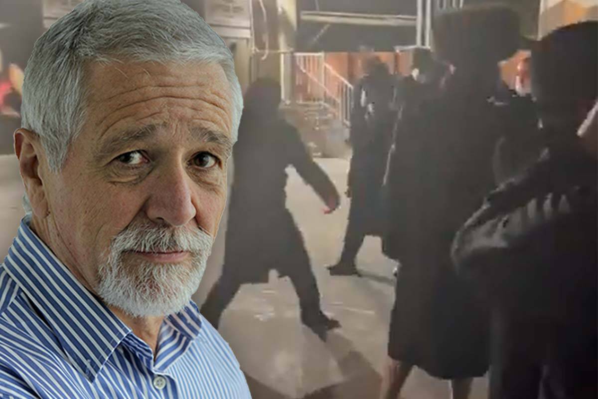 Article image for Neil Mitchell slams ‘selfish lot of violent thugs’ at Elsternwick synagogue stand-off