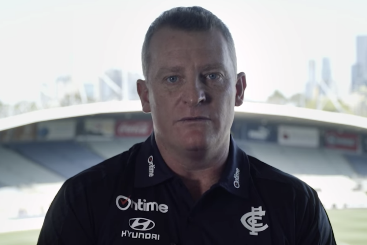 Article image for What Michael Voss thought his ‘point of difference’ was in Carlton appointment