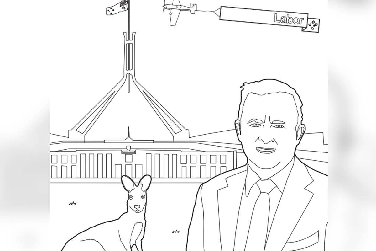 Article image for Australian Labor Party releases ‘bizarre’ colouring book