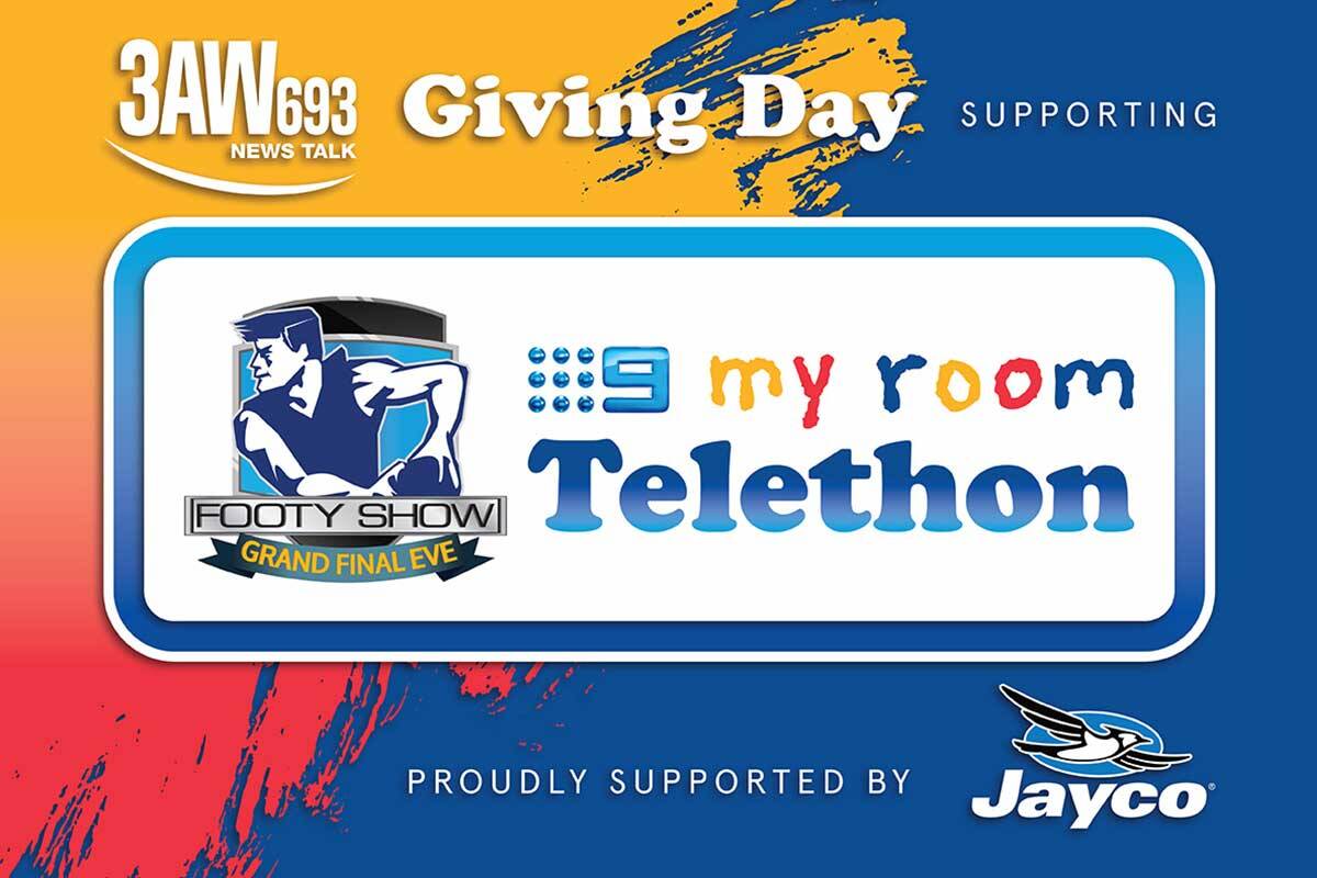 Article image for DONATE: My Room Giving Day on 3AW