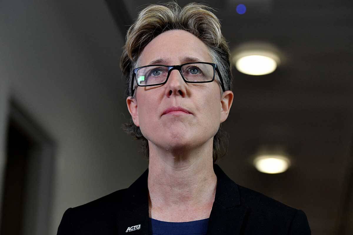 Article image for Sally McManus issues advice to workers who rioted alongside ‘d–khead’ protesters