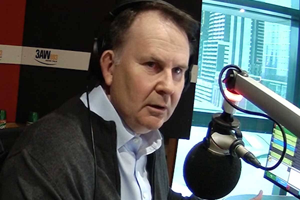 Article image for The moment Tony Jones realised live on-air Melbourne was being shaken by an earthquake