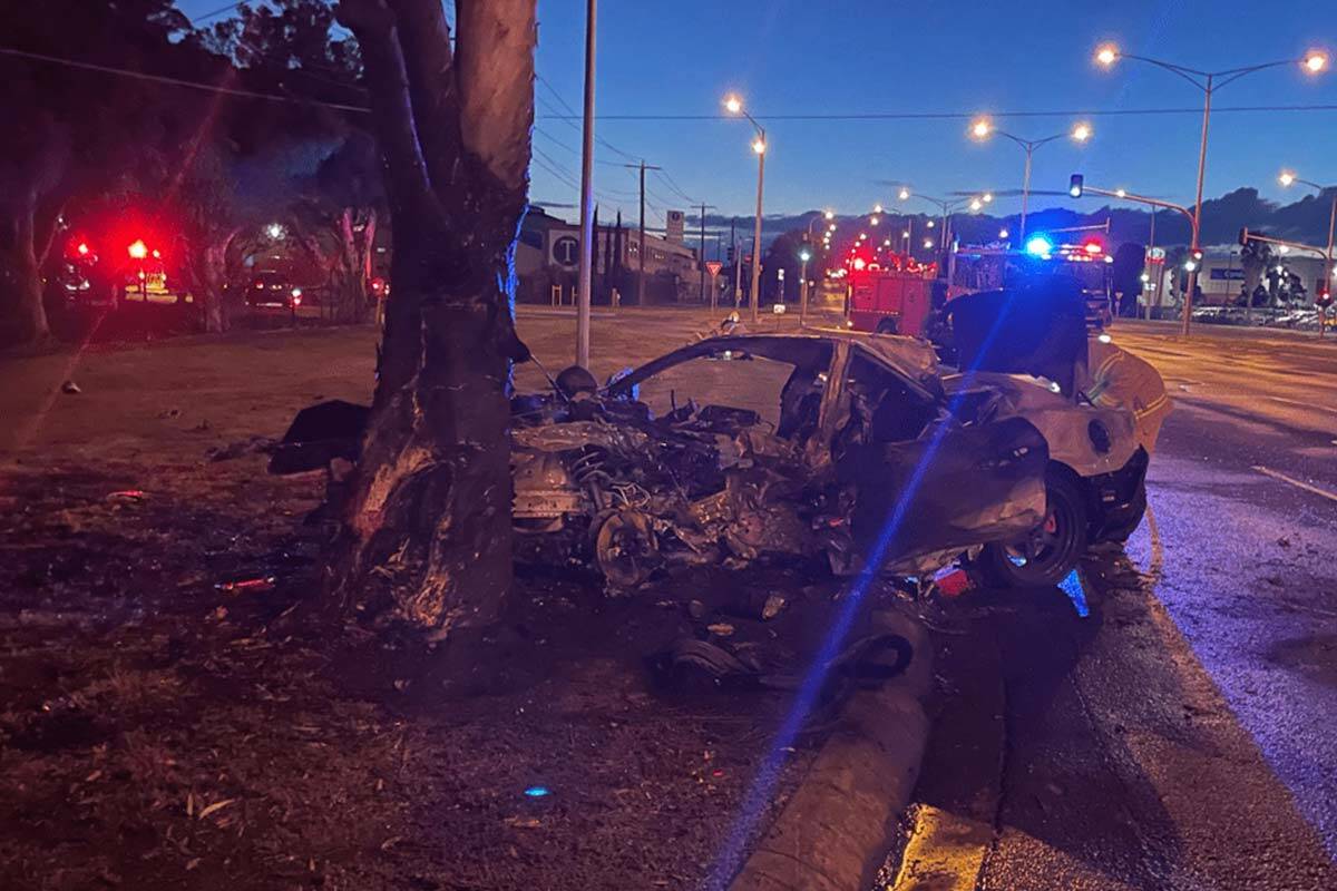 Article image for Driver lucky to be alive after fiery Yarraville crash