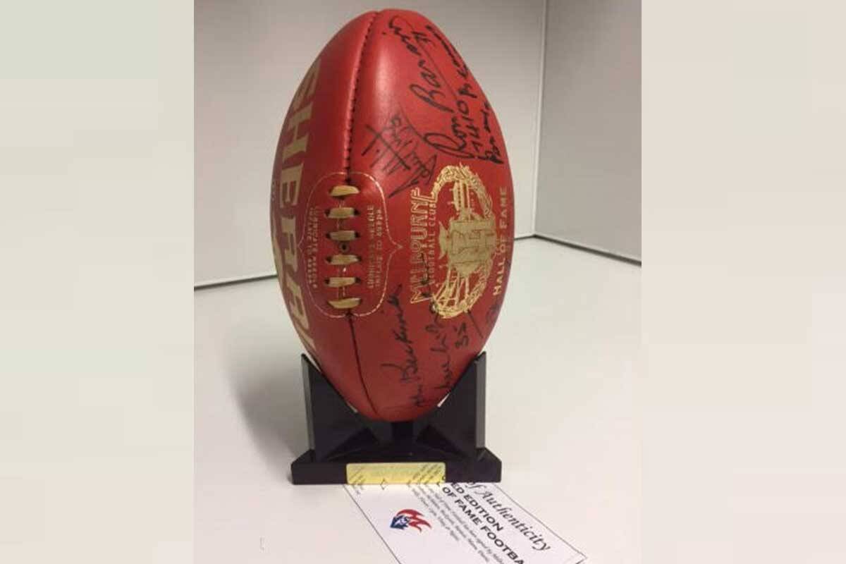 Article image for Why Cherie parted with $15,000 for this piece of footy history!