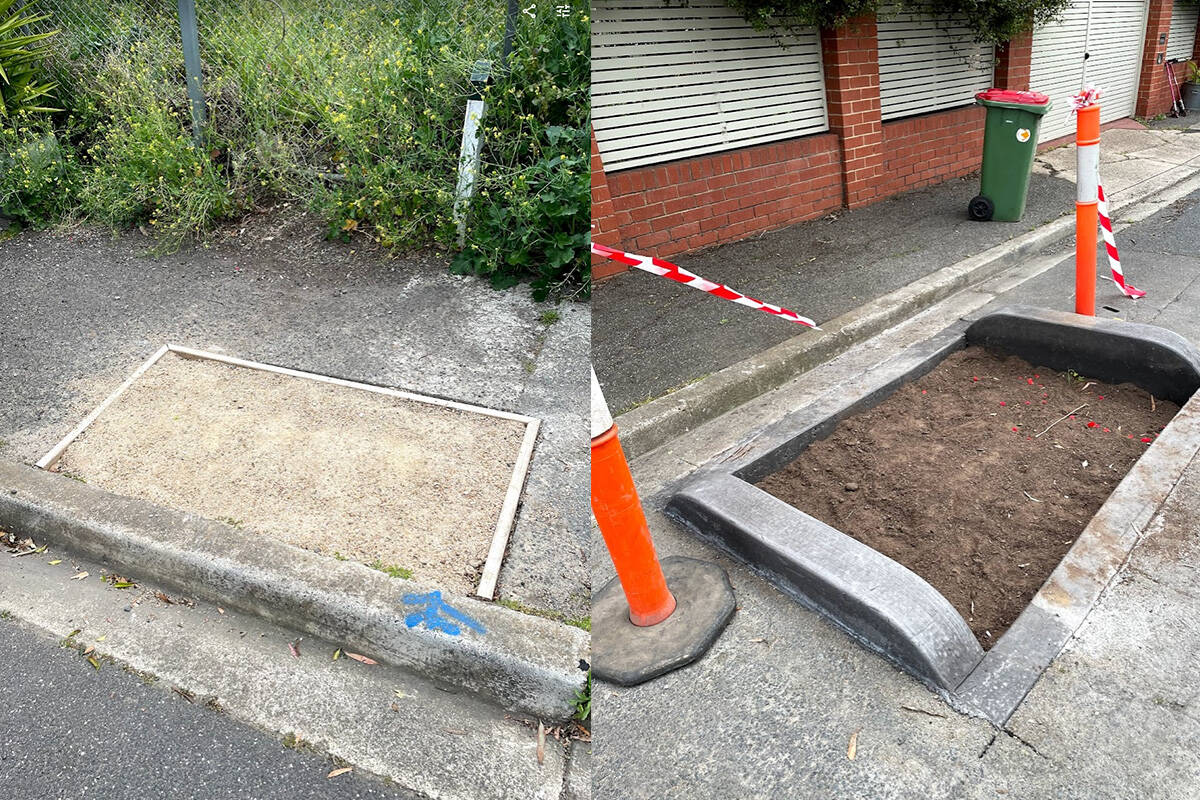 Article image for Council removes plant box, only to replace it with … a plant box