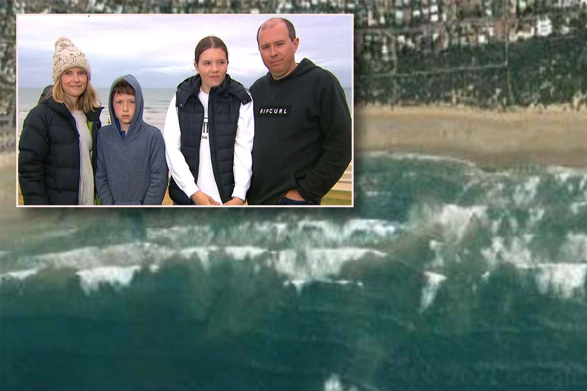 Article image for ‘You just do what you do’: Brave family help save teen shark attack victims