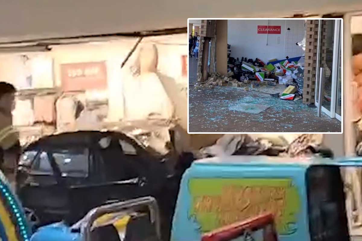 Multiple people hurt as car smashes through Northcote Plaza