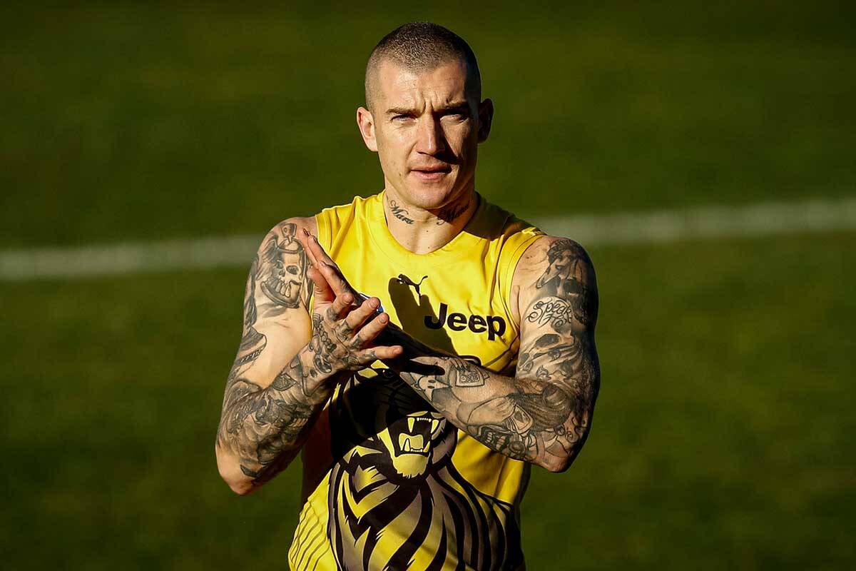 Article image for Mark Robinson explains what’s going on with Dustin Martin