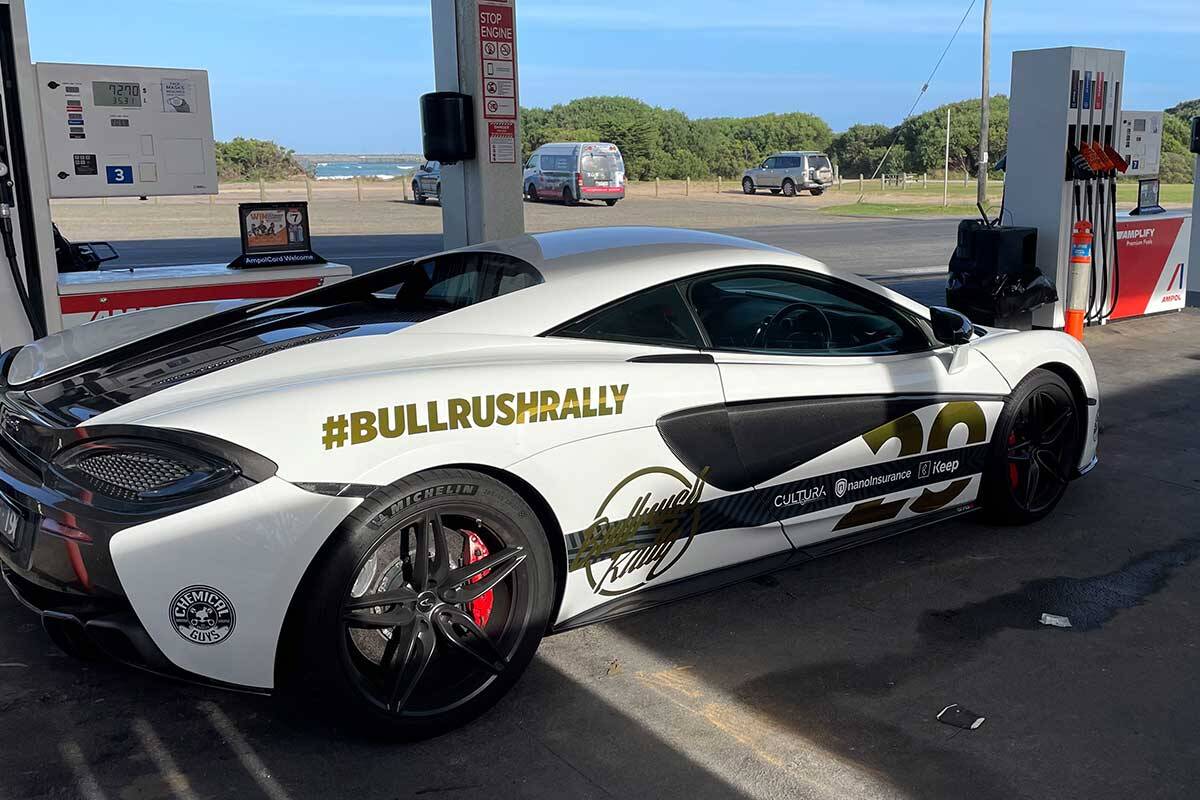 Article image for Why this luxury sports car was left stranded at a petrol station for hours and hours