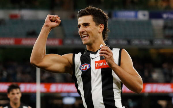 Article image for Midfield nightmare: Pies young gun plays straight bat on moving on-ball