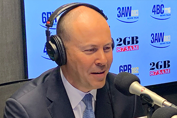 Article image for Josh Frydenberg reacts to Albanese gaffe