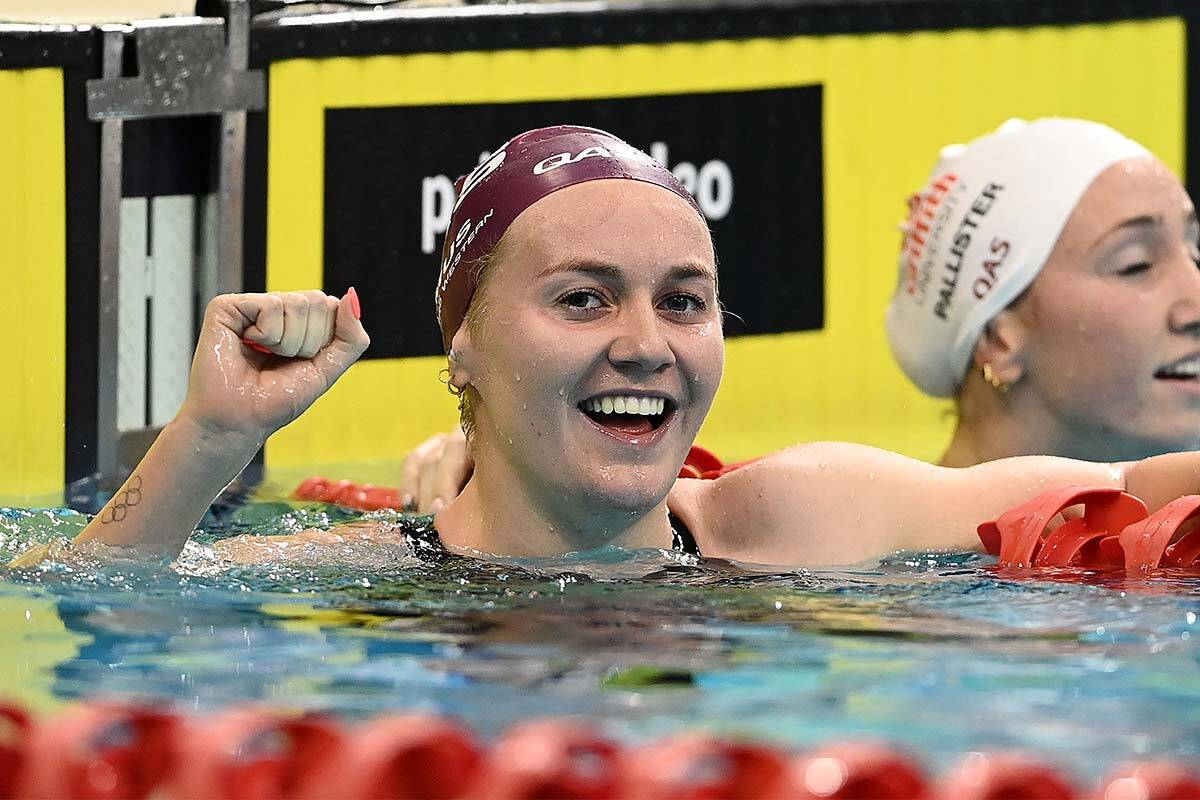 Article image for ‘I’ve surprised myself!’: Ariarne Titmus shocked by world record swim