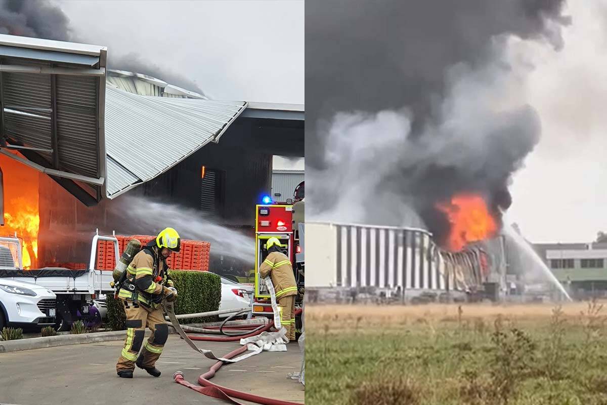 Article image for Fire breaks out at a Derrimut factory