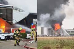 Fire breaks out at a Derrimut factory
