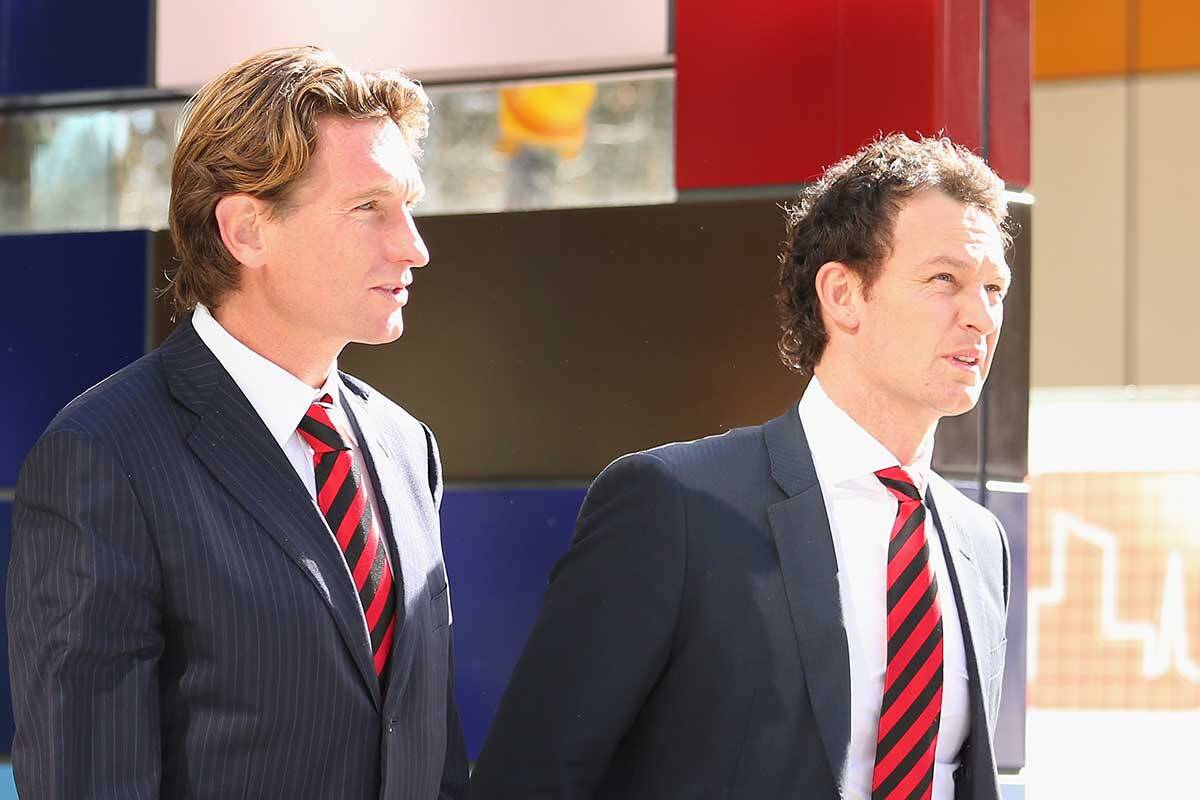 Article image for Essendon chief addresses James Hird coaching speculation