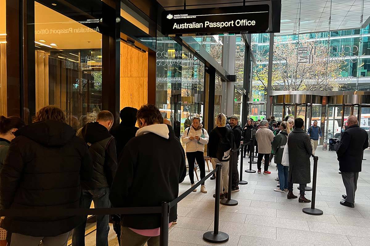 Article image for Massive queues at Passport Office amid ‘unprecedented’ demand