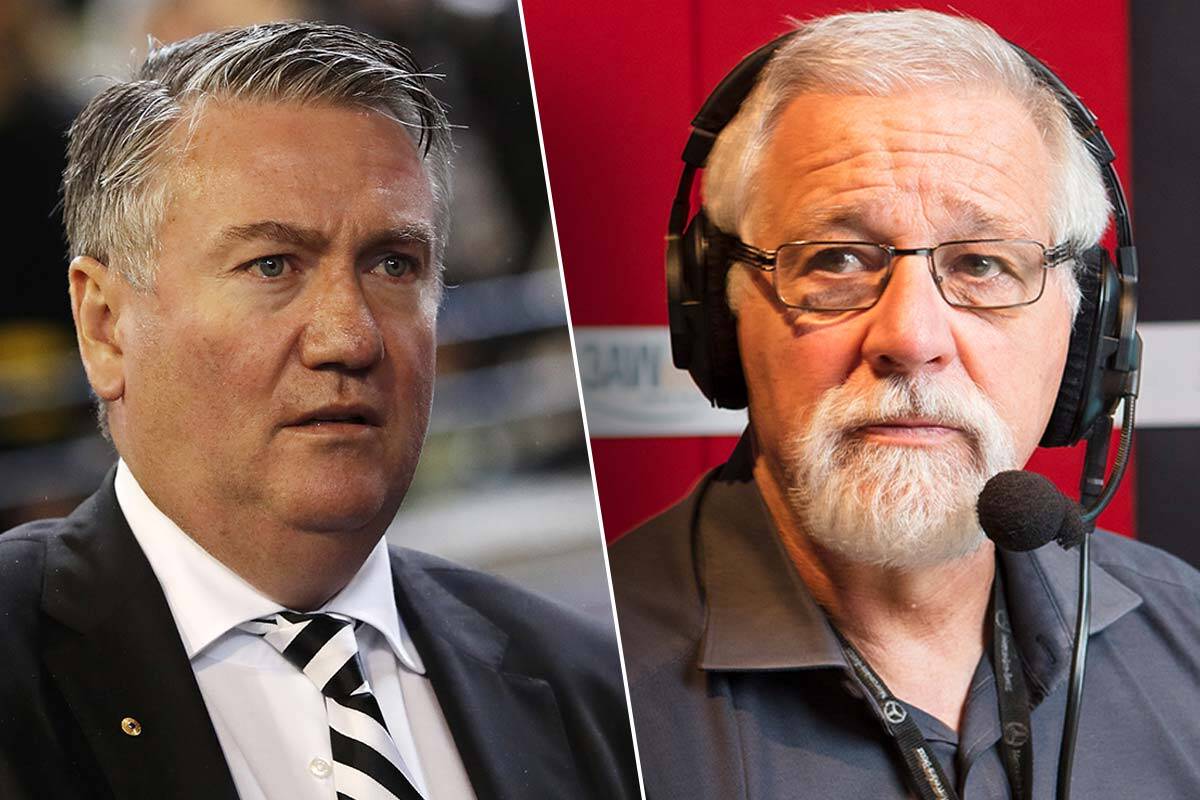Article image for WAR OF WORDS: Eddie McGuire and Neil Mitchell clash in fiery De Goey row