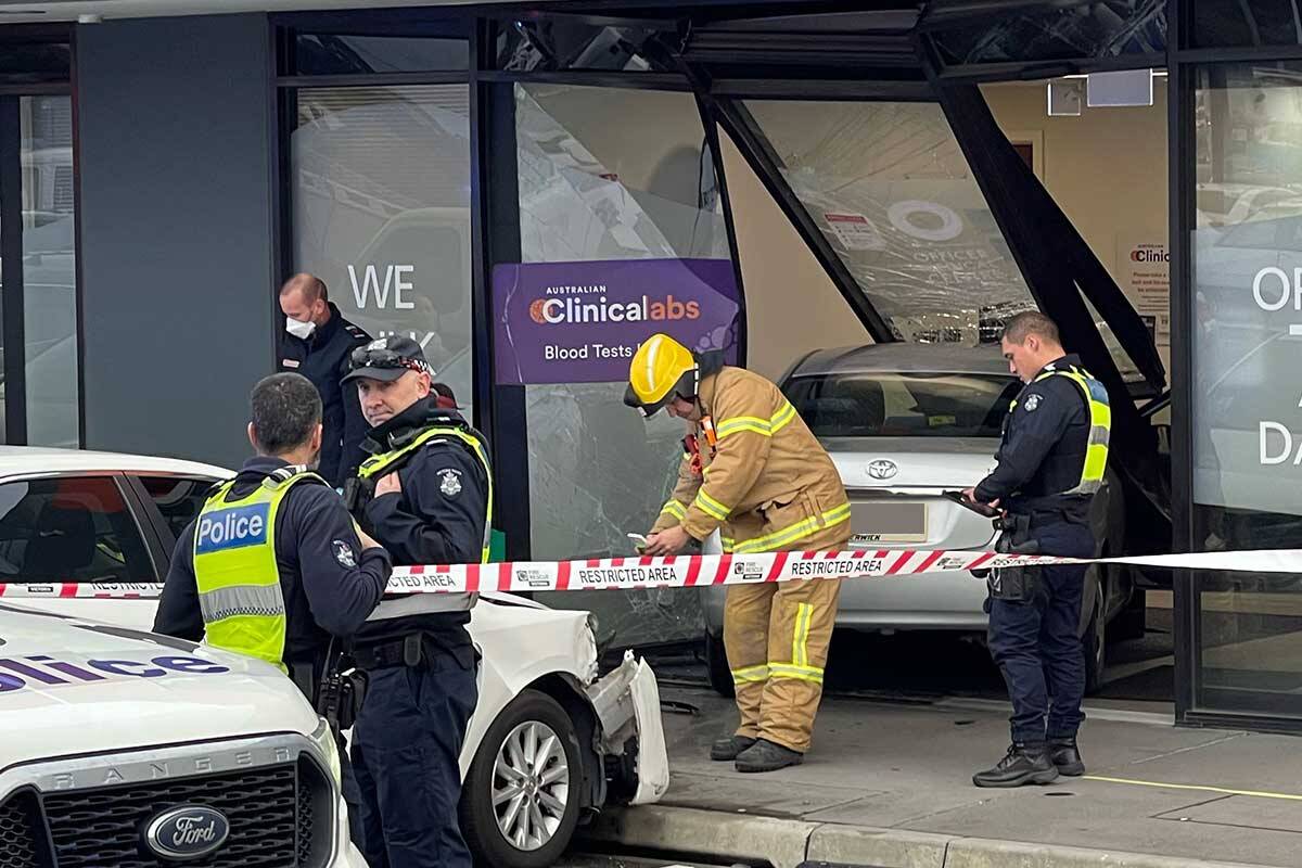 Article image for Car crashes into medical centre at Officer