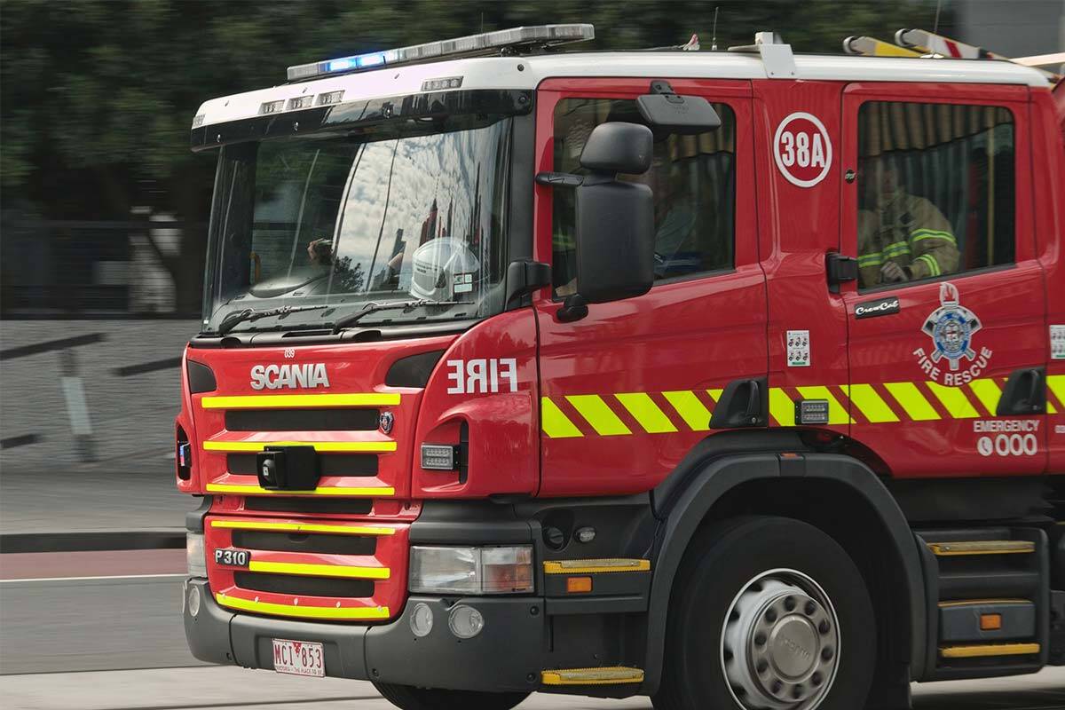 Article image for ‘Large orange fireball’ as e-waste blaze sends smoke across Melbourne’s north