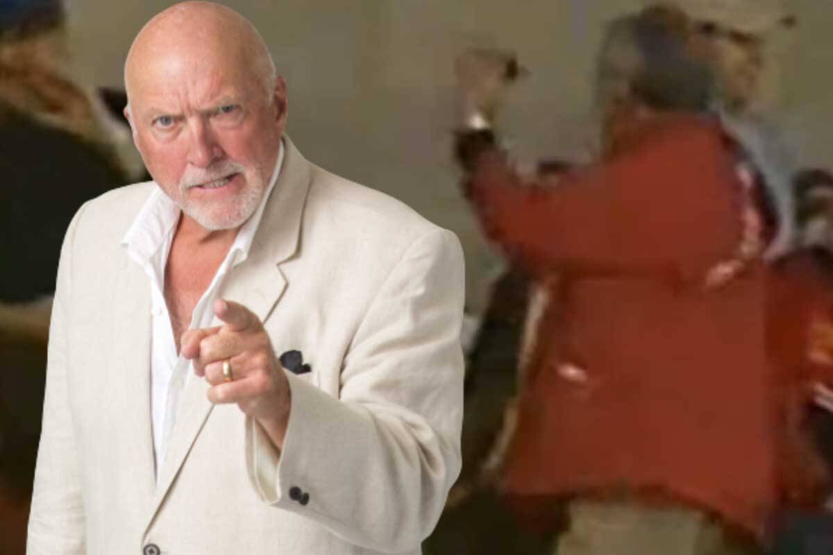 Article image for Vision emerges of Rex Hunt’s infamous on-air clash with a smoking fan