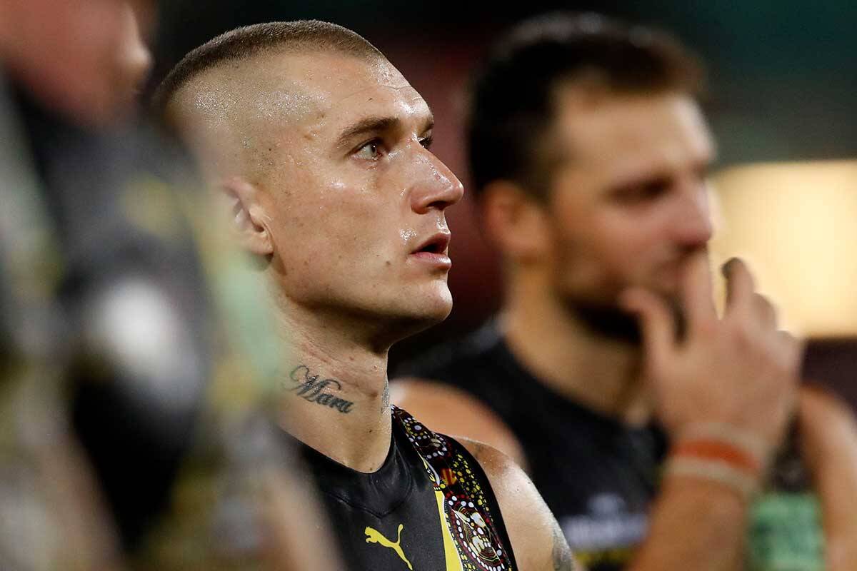 Article image for Dustin Martin no certainty to be at Richmond next season, says Sam McClure