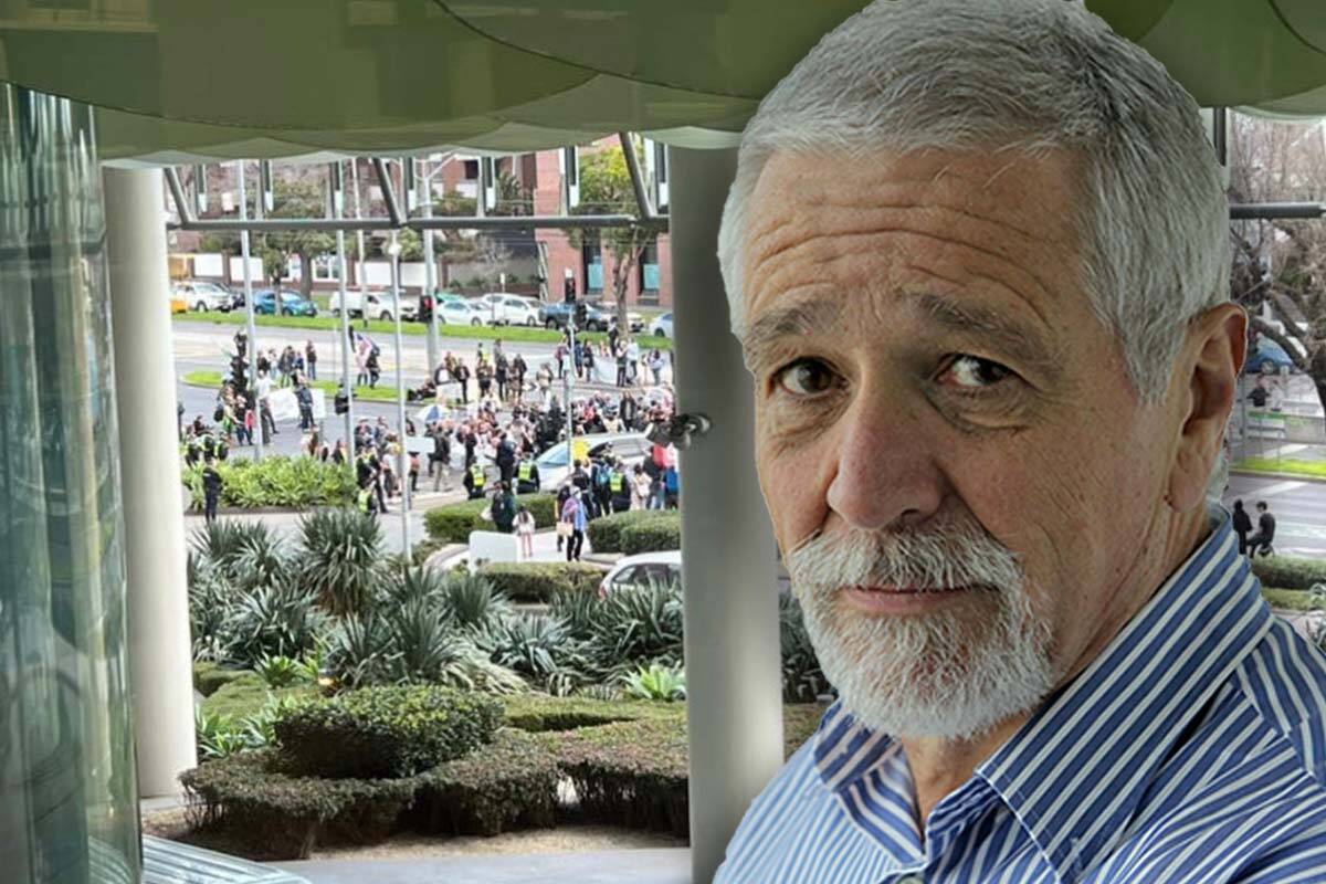 Article image for Neil Mitchell blasts ‘cruel, disgusting’ hospital protests