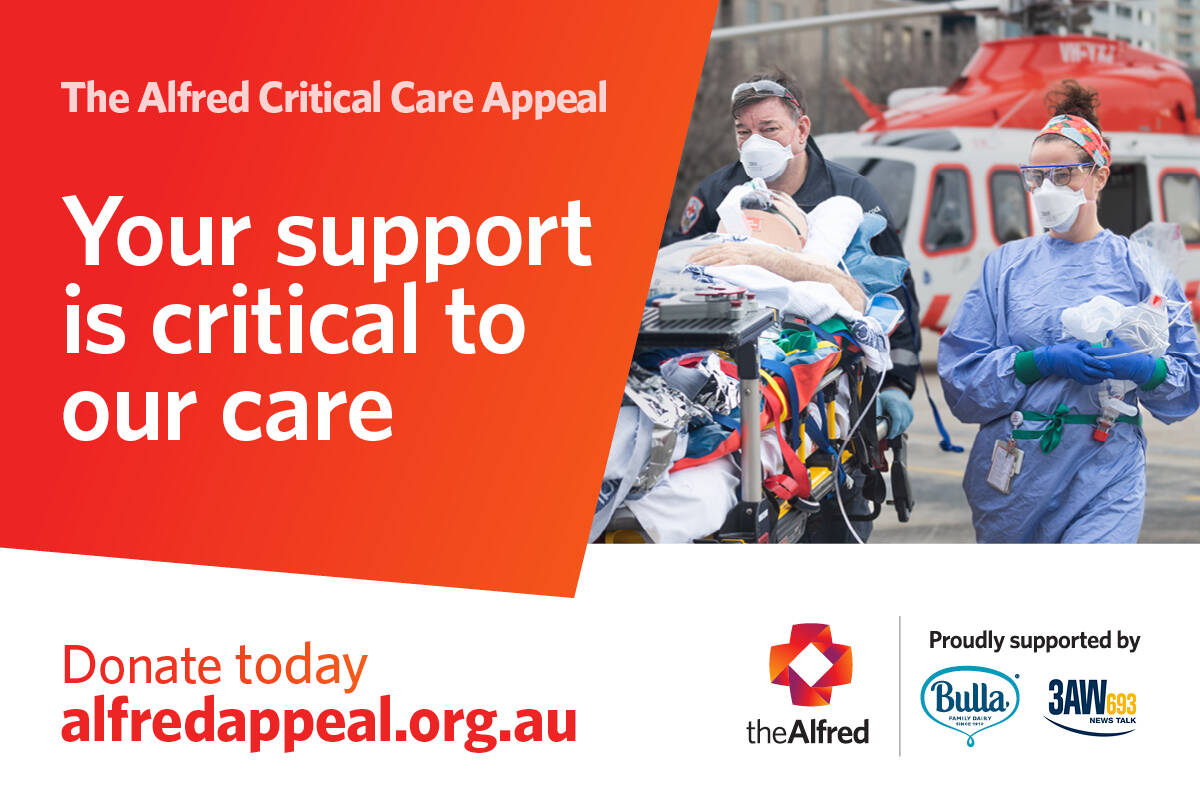 Article image for DONATE: The Alfred’s Critical Care Appeal needs your help!