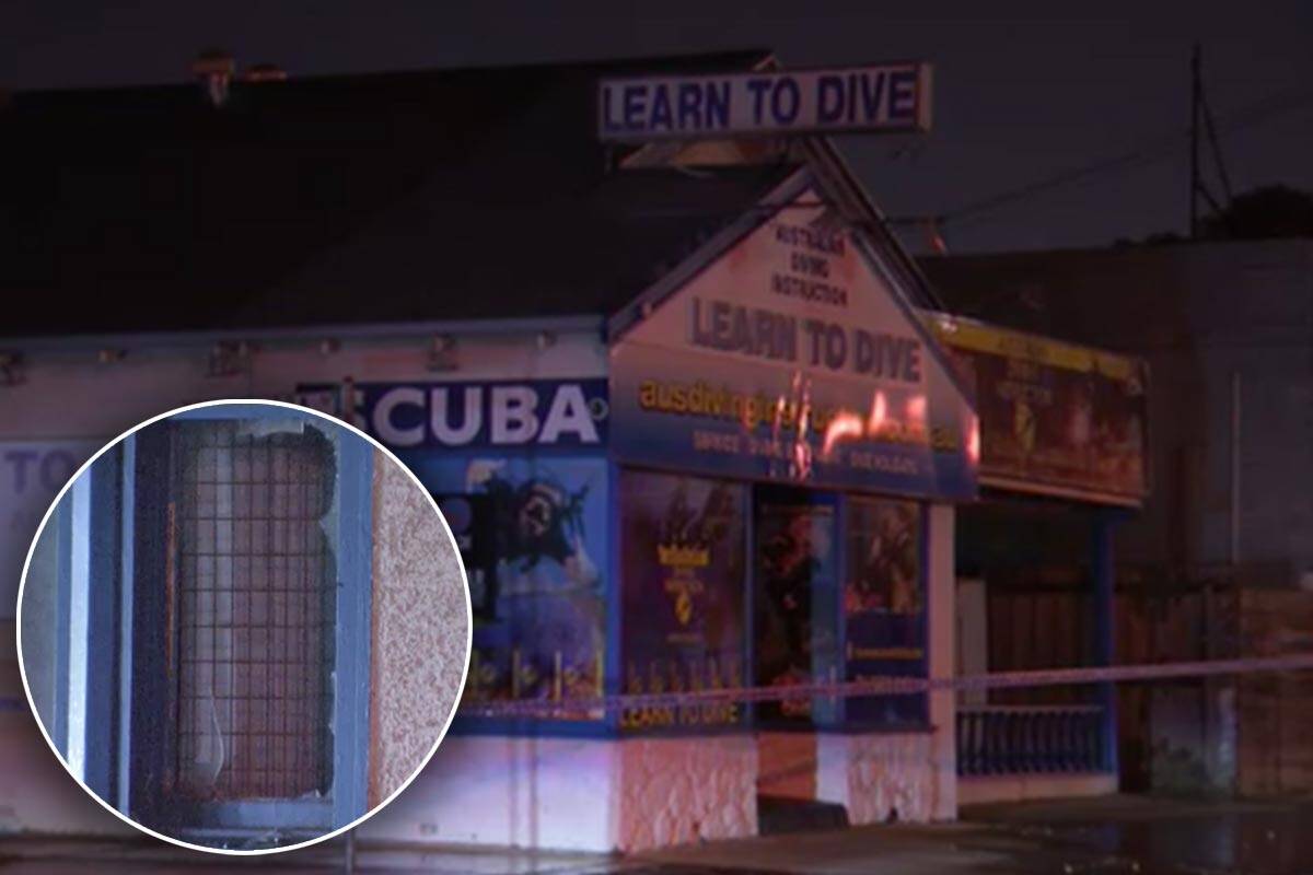 Article image for Man seriously injured in Geelong dive shop explosion