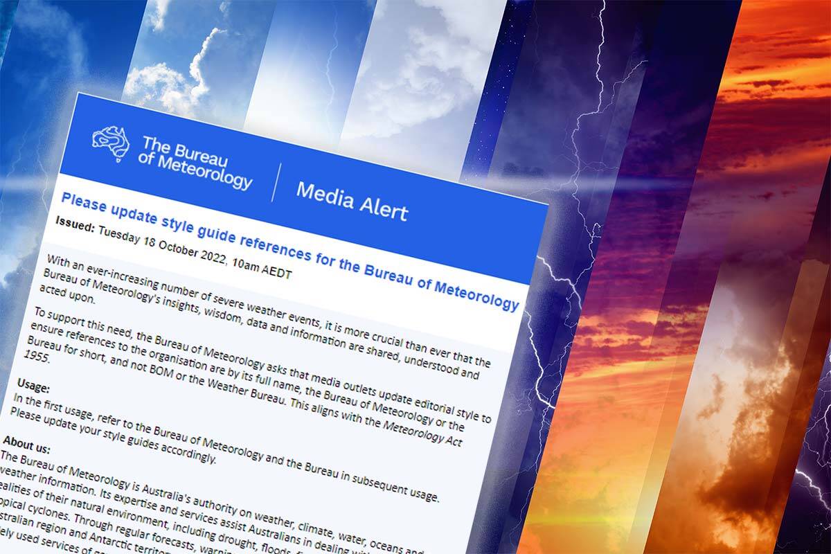 Article image for The Bureau of Meteorology doesn’t want to be the BoM anymore