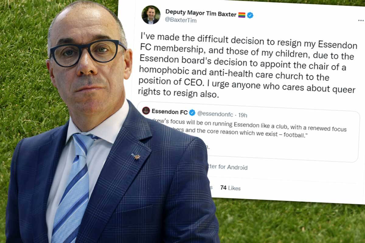 Article image for ‘I don’t feel welcome’: Essendon CEO appointment sparks fan revolt