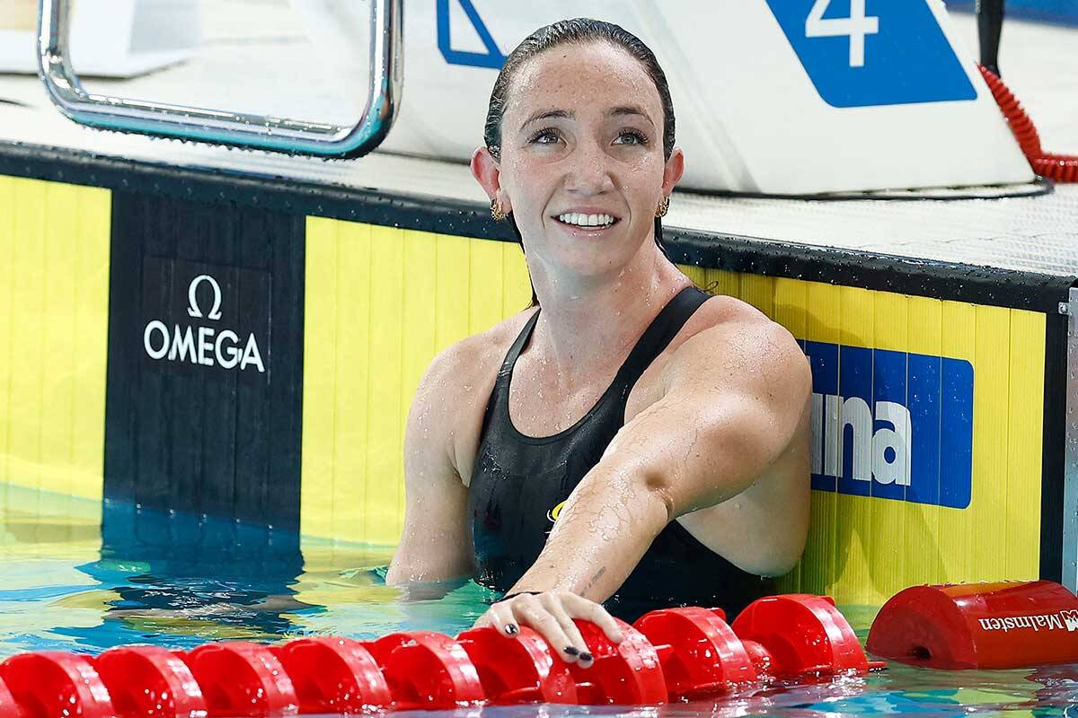 Article image for The massive compliment from a swimming great for Australia’s newest star