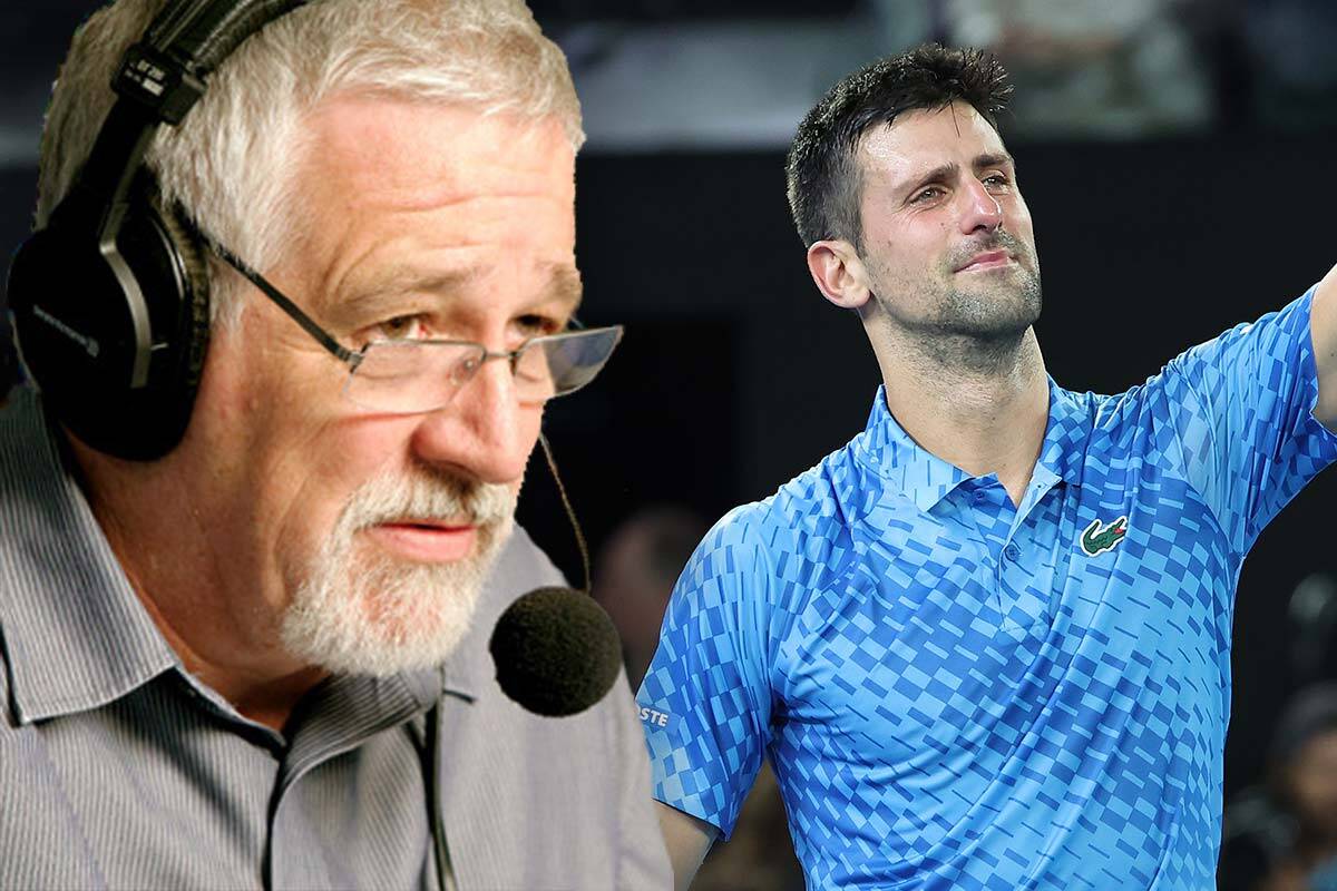 Article image for Neil Mitchell reacts to Djokovic’s emotional post-match display