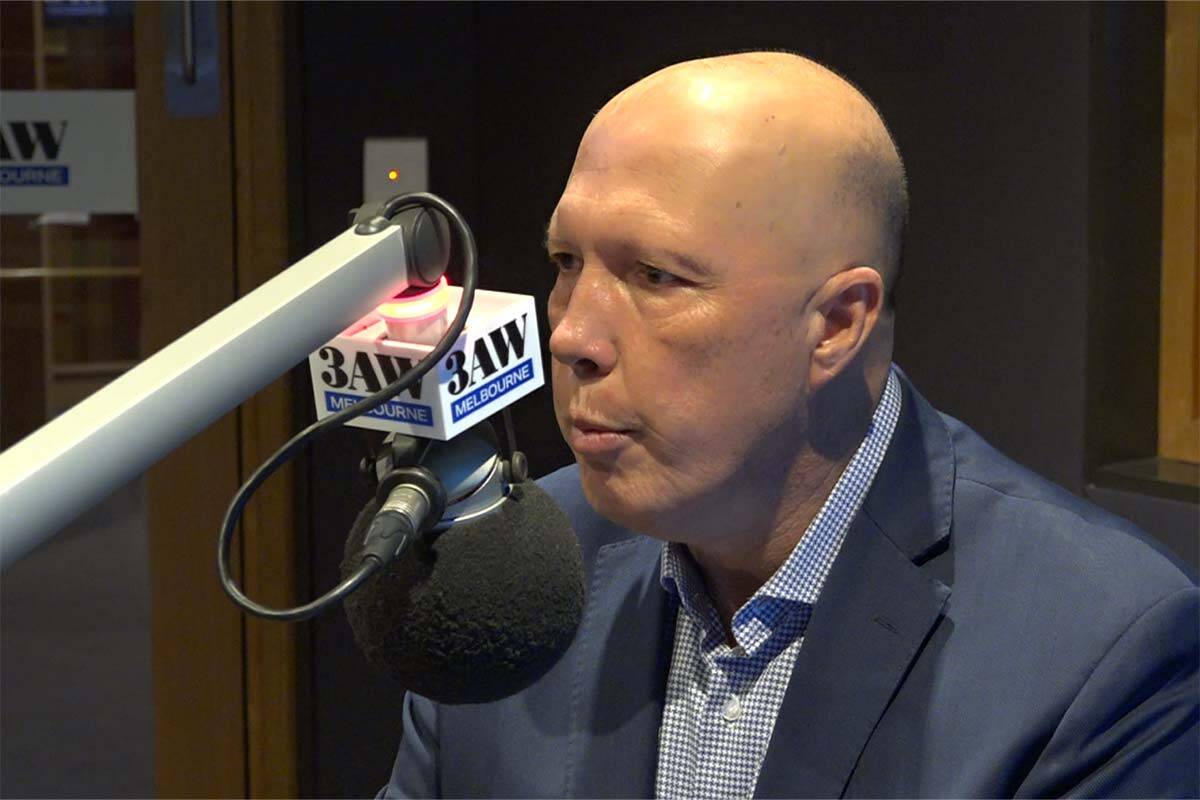 Article image for Peter Dutton responds to suggestion he’s ‘a bit toxic’ in Victoria