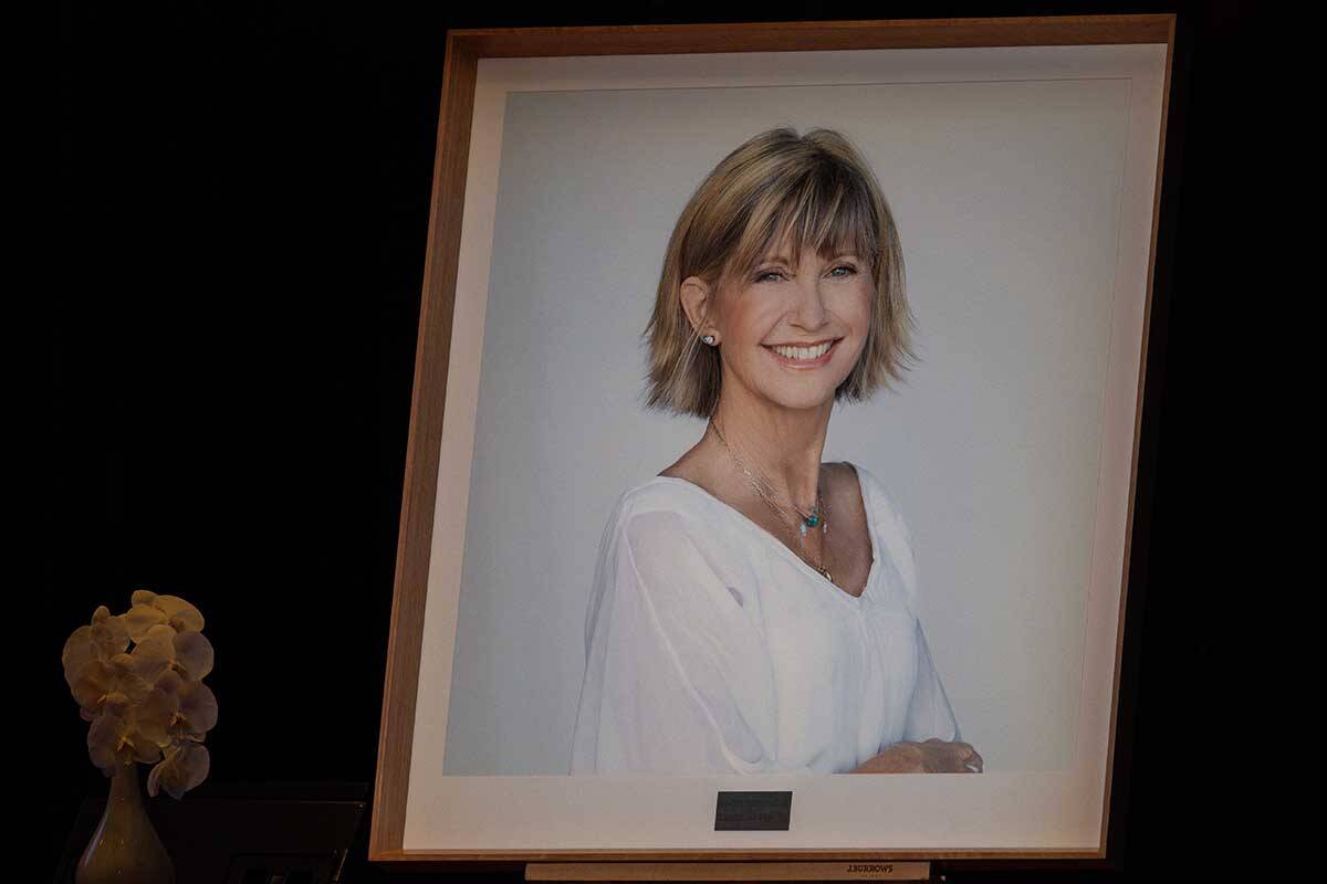 Article image for Peter Ford’s insight into the Olivia Newton-John memorial service