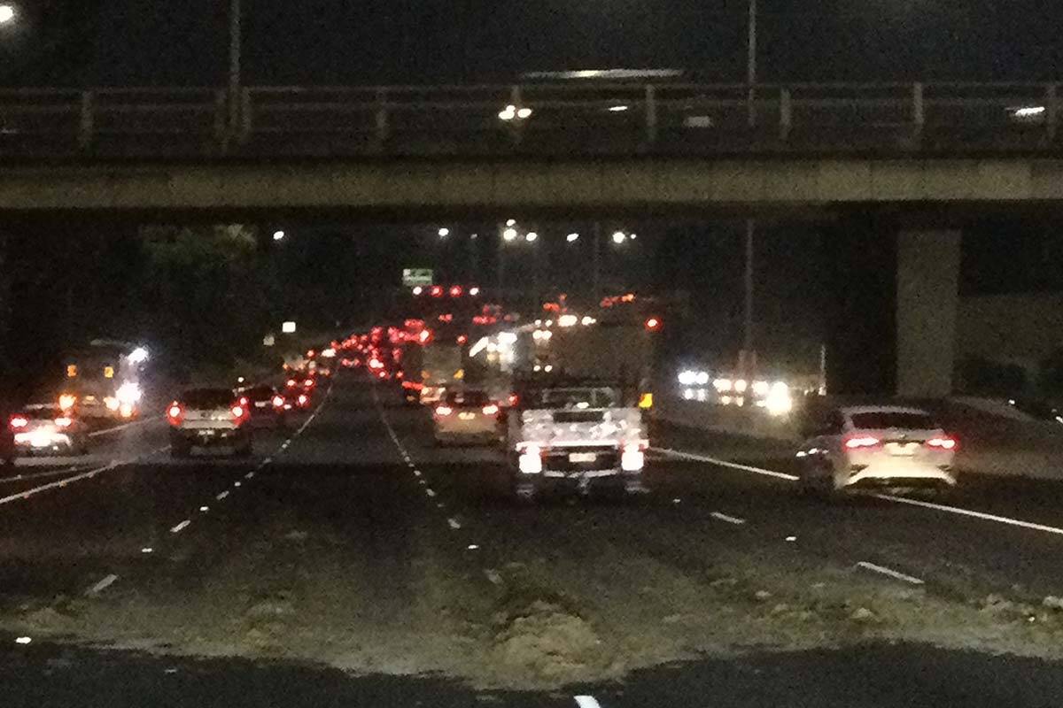Article image for Poo spill causes Monash Freeway mayhem