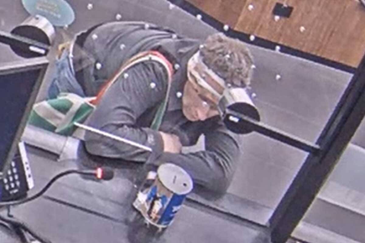 Article image for Police release vision of man wanted over theft of donation tin