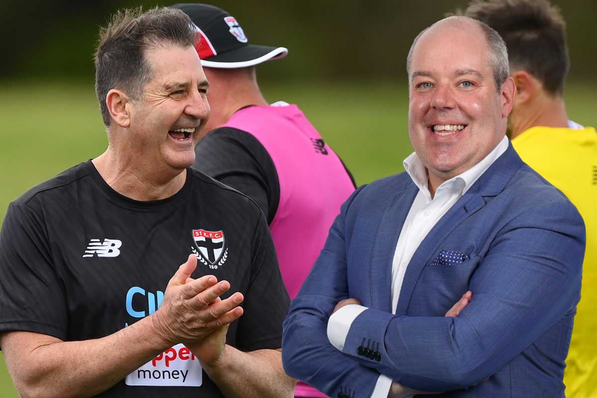 Ross Lyon's 'quite brilliant' reunion with Shane McInnes!