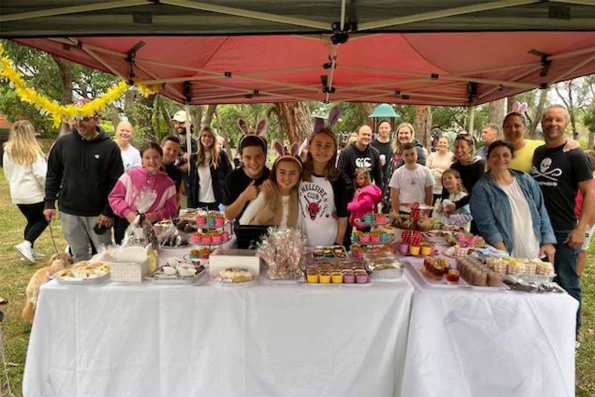 Article image for Inspirational nine-year-old sets up Good Friday Appeal cake stall for the third year running
